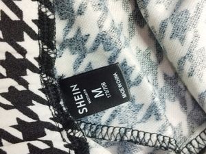 Houndstooth Print Pants