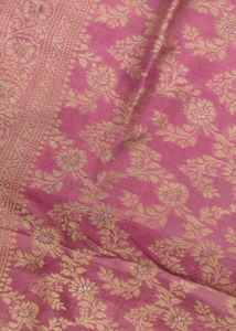 Pure Khaddi Banarasi Saree With Blouse