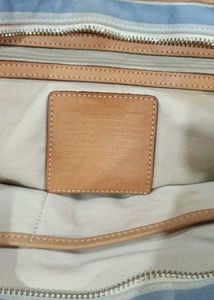 Coach Hampton Stripe Tote