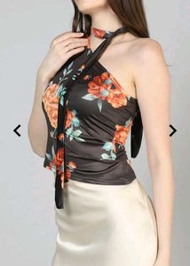Floral One-Shoulder Top