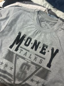 Money Talks Graphic Long Sleeve Tee