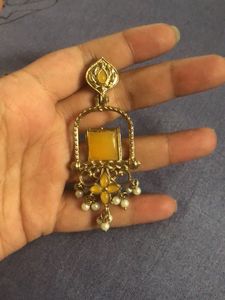Yellow Drop Earrings🟨