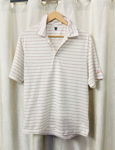 🇻🇳Nike White Red Line Golf T-Shirt