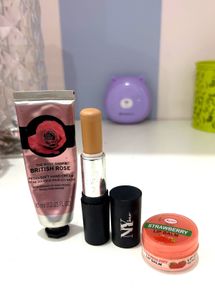 The Body Shop Hand Cream, NYE BAE CONCEALER &amp; Balm