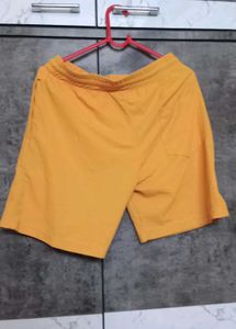 Yellow Casual Shorts
