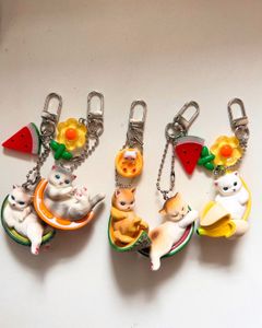 Fruit Cat Keychain ✨