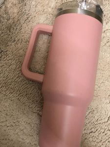 Pink Insulated Tumbler with Handle
