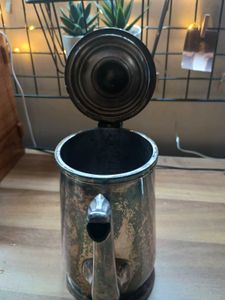 Beautiful Vintage Antique Metal Kettle