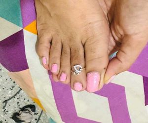 GIVA Oxidised Silver Toe Rings