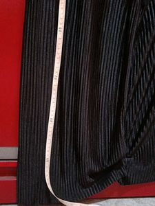 Black Wide Leg Plazo Cum Skirt