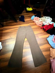 Flared Brown Pants