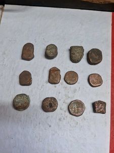 Vintage Copper Coin Collection 12 Pcs Lot ¹³