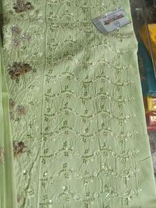 Elegant Light Green Embroidered Salwar Suit