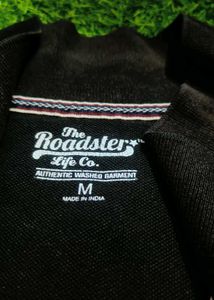 Roadster Black Polo T-Shirt