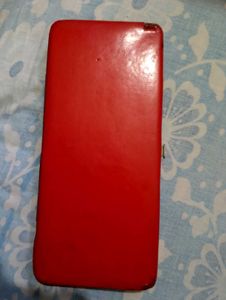 Vintage Red Clutch