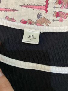 Chic Black Long Sleeve Crop Top