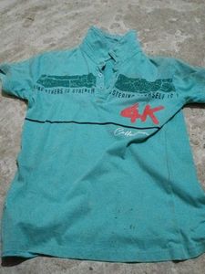 Boys 4K Collection Teal Polo Shirt