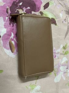 Leather Snap Closure Wallet