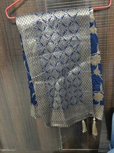 Elegant Blue Banarasi Dupatta