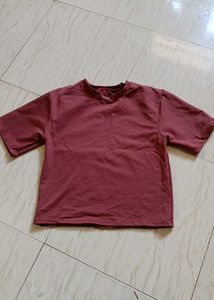 Burgundy Crewneck Sweatshirt