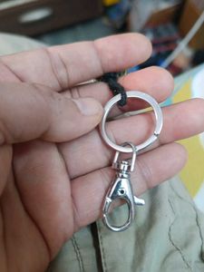 Pyrite Crystal Keychain