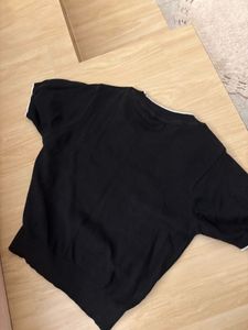 Black &amp; White Trim Top