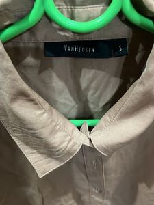 Elegant Beige Button-Down Shirt