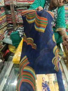 Elegant Blue Saree