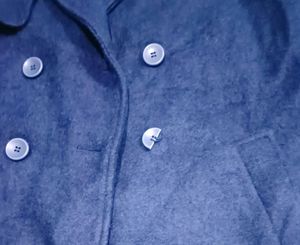 Navy Blue Long Coat