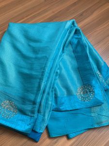 A Nice Saree With Blouse