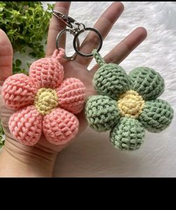 Afghan Flower Keychain