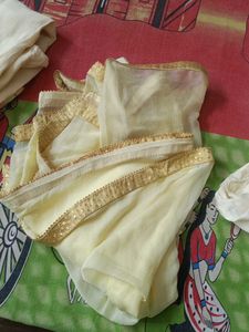 Elegant Kurta Set Cream Colour