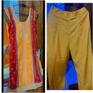 Trendy Refined Kurta Plazzo Set