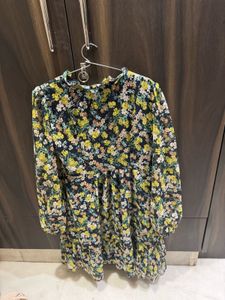 Floral Print Mini Dress