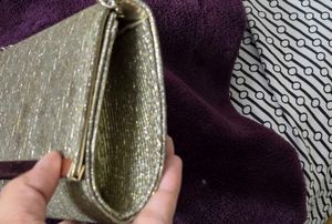 Sparkly Gold Clutch