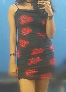 Floral Print Mini Dress