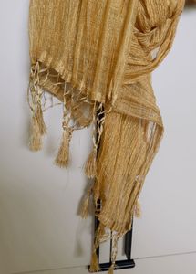 Golden Crushed Dupatta