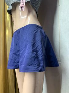 Navy Blue Swim Skirt
