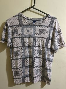 Fame Forever By Lifestyle Patchwork Print Tee