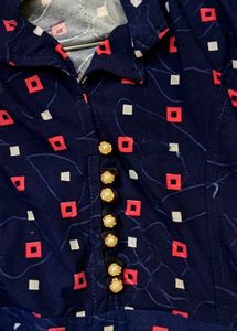 Stylish Navy Blue Kurti
