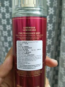 Bath &amp; Body Works Luminous Fragrance Mist