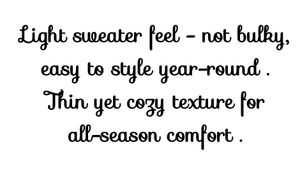 Soft Woolen Sweater Top(Both Summer &amp; Winter)