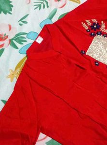 Red Kurta &amp; skirt Set🥳🥳🥳🥳🥳