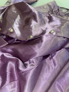 Lavender Satin Shrug