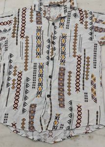 Patterned Casual Shirt