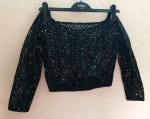 💞Black Party Wear Blouse 💞