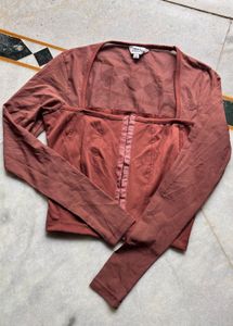 Brown Corset Top