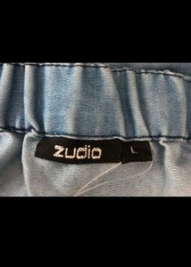 Zudio Off-Shoulder Denim Dress