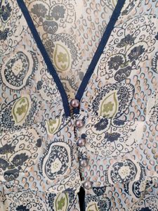 Paisley Print Sleeveless Top