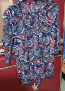 Paisley Print Cardigan